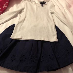 Little girls two piece outfit